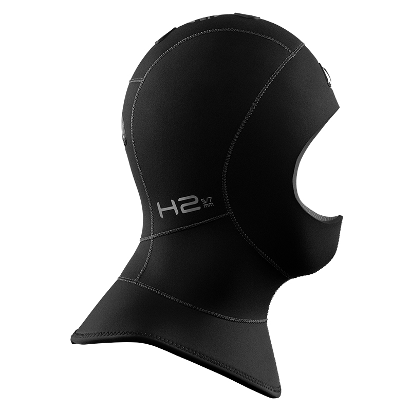 Vandtæt Dykkerhætte H2 Venting 5/7mm - Komfort og Isolering!
