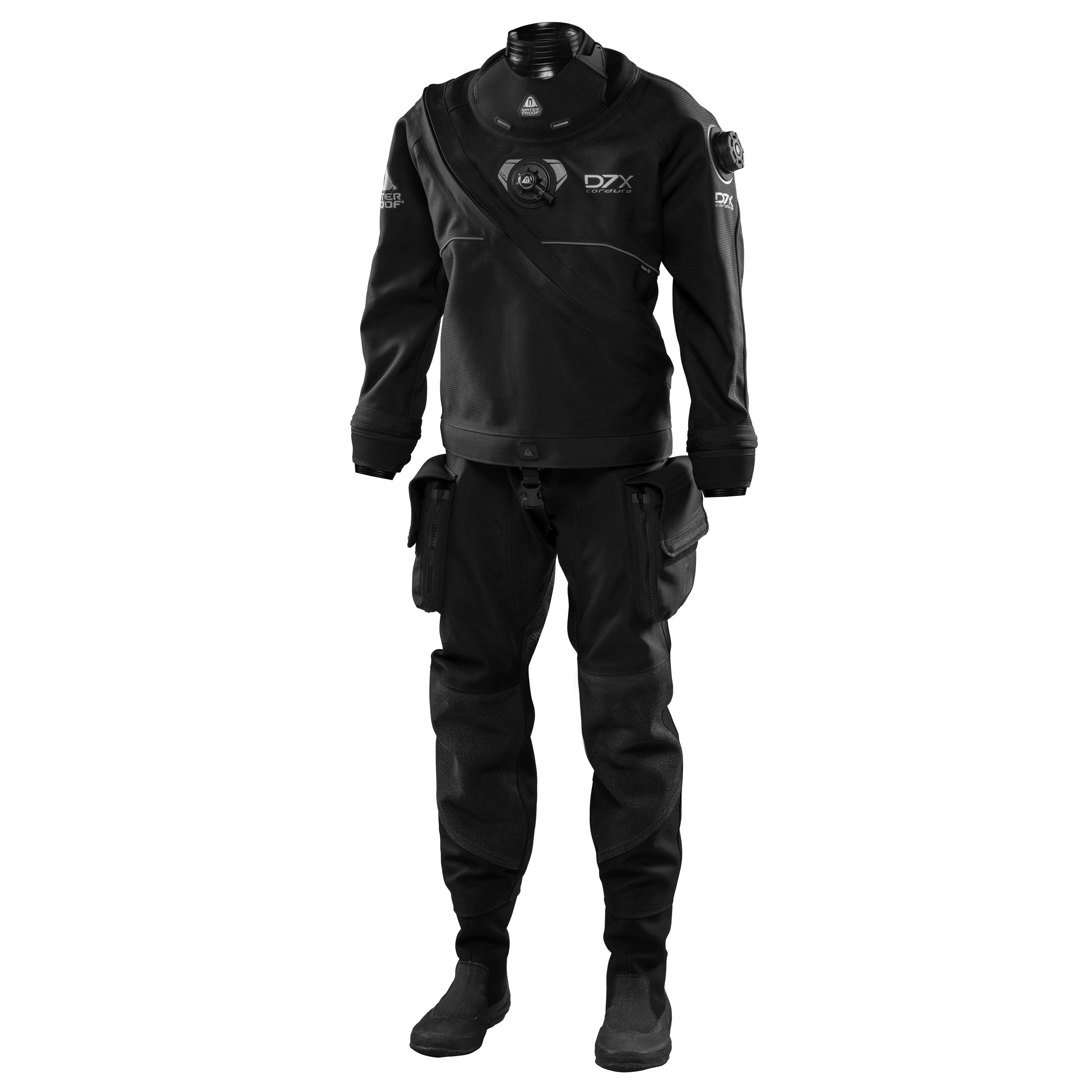 Vandtæt D7X Cordura Tørdragt til Dykning - Komfort & Holdbarhed