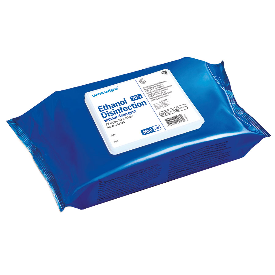 Mini Desinfektionsklude – Effektiv mod Norovirus, 25 stk.