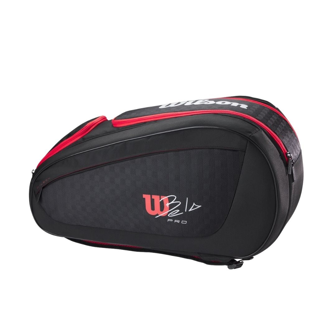 Wilson Bela V3 Padel Racket Bag  Black Red