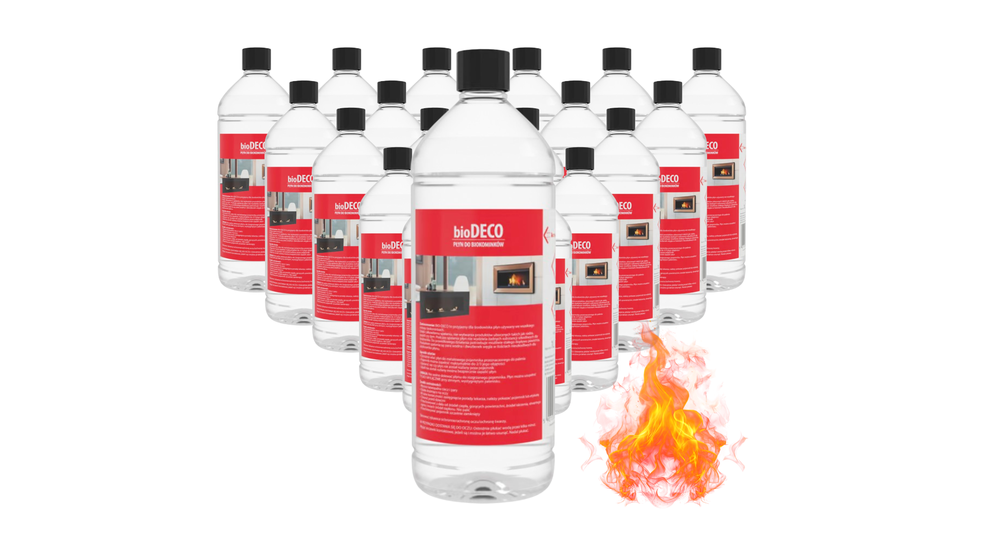 24 Liter Røgfri Bioethanol med Smart Hældetud - Køb nu!