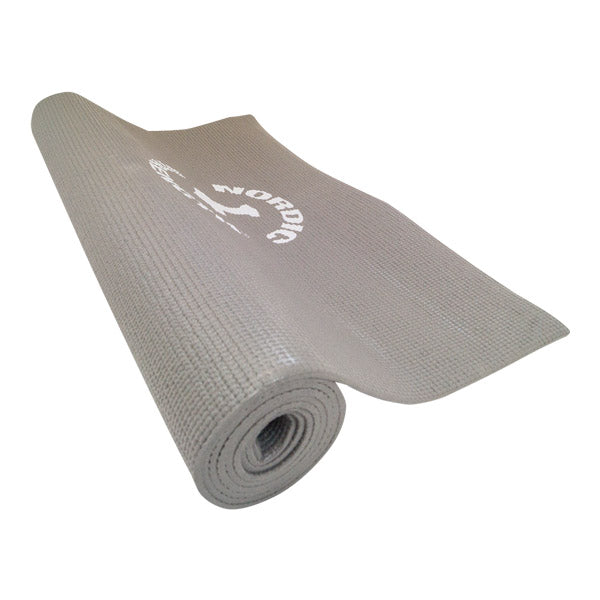 Grå Yogamåtte 3 mm fra Nordic Strength - Bedre Yogapraksis