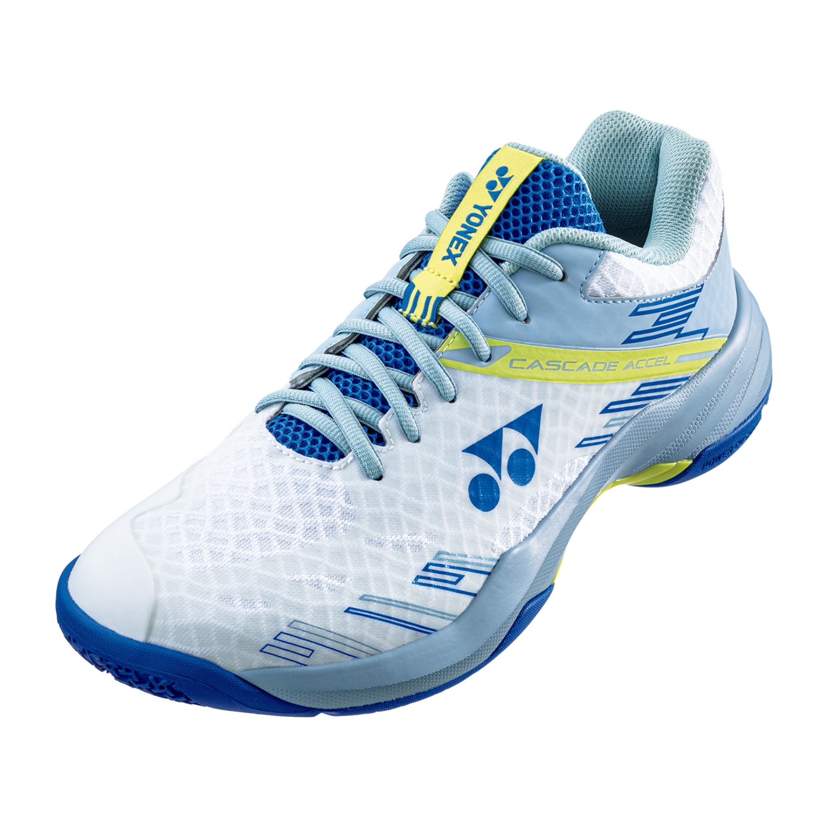 Yonex Cascade Accel Badmintonsko - Blå/Hvid Tilbud!