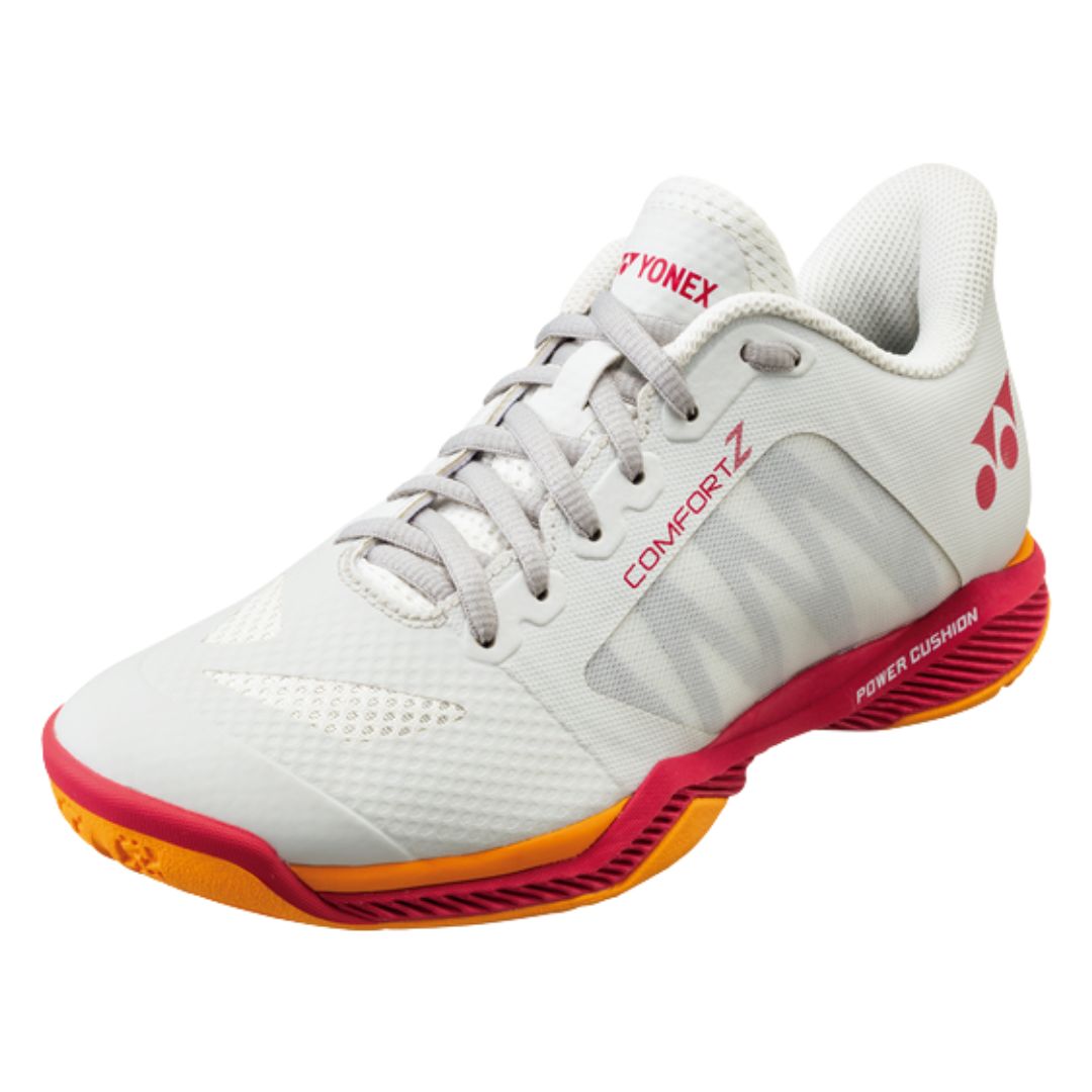 Yonex Comfort Z3 Badmintonsko til Dame - Off White/Rød
