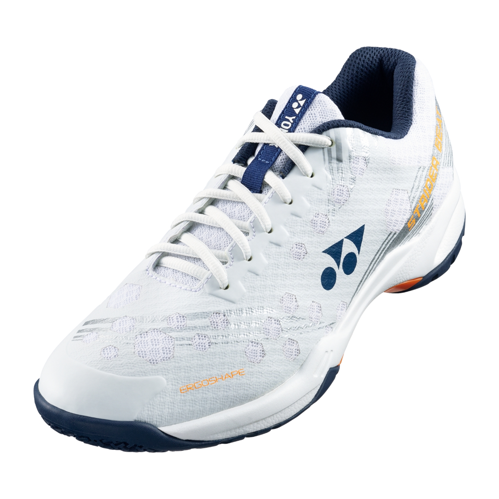 Yonex Strider Beat Badmintonsko Hvid/Orange - Fantastisk Tilbud!