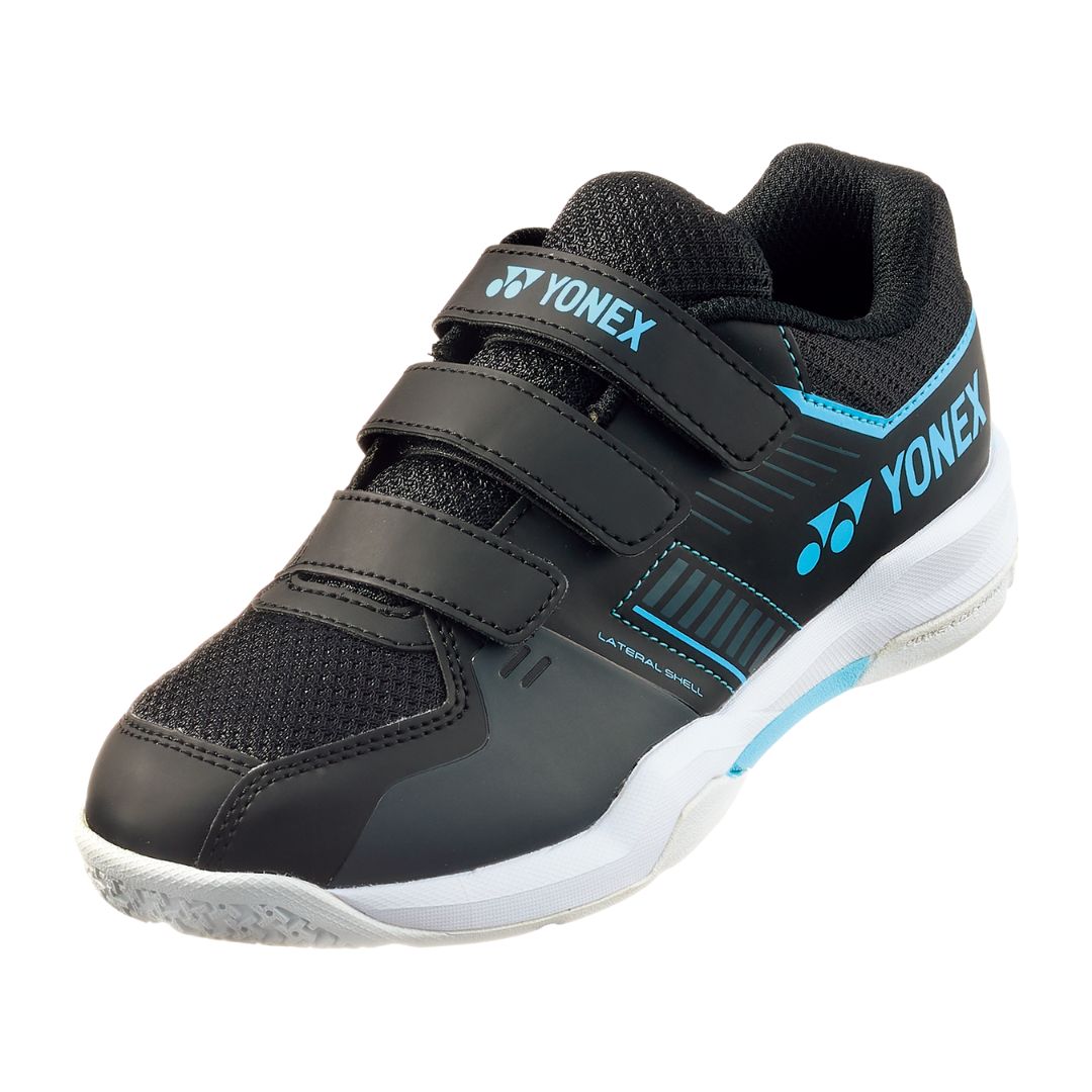 Yonex Strider Flow Junior Badmintonsko - Sort/Blå