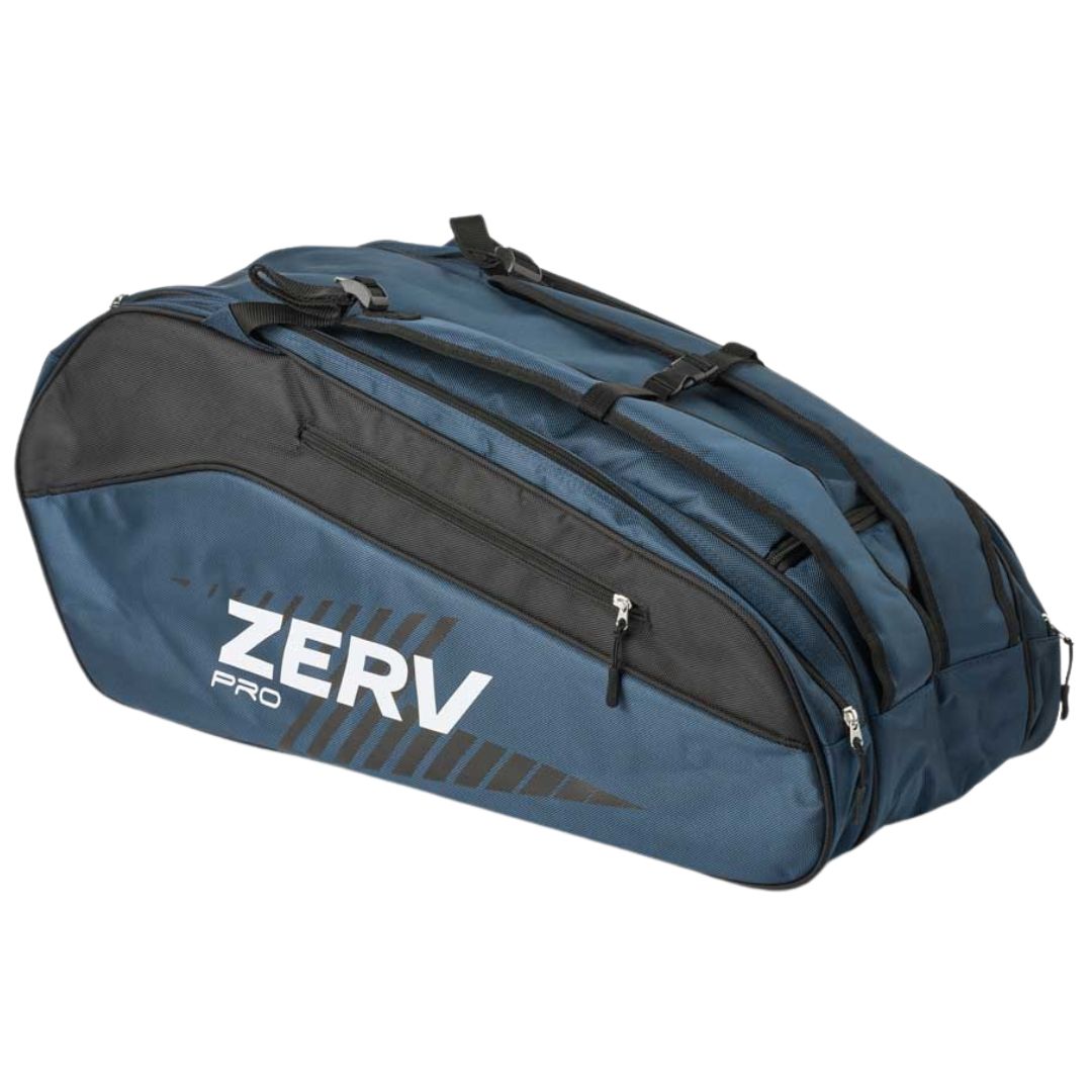 Zerv Pro Line Badmintontaske Blå/Hvid - Fantastisk Tilbud!